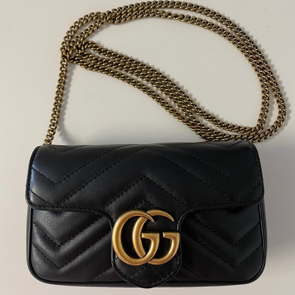 Gucci Marmont Super Mini Black - Picture 2 of 7